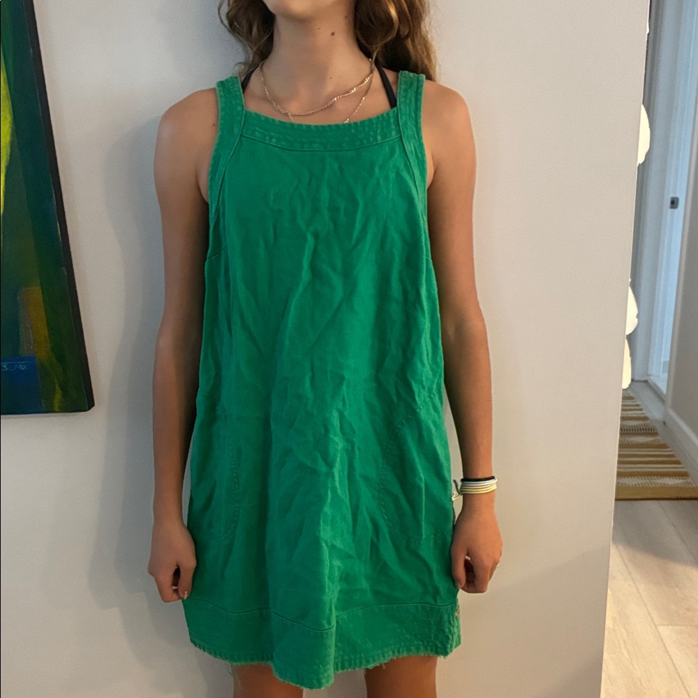Maeve Vibrant Green Kids Casual Dress